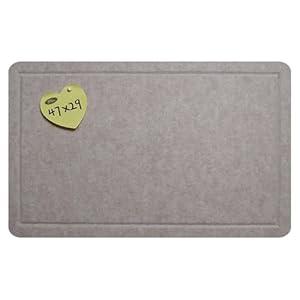 Feltor Large Bulletin Board, 47"x29" Felt Board with 20 Push Pins (Random Color) is a Home School Office Decorative Pin Board - Beige
