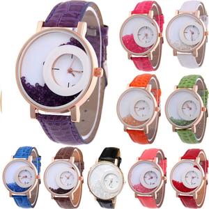 10 Pack Wholesales Women's Leather Watch Quicksand Bracelet Ladies Dress