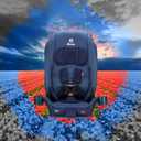 Diono Radian 3R, All-in-One Convertible Car Seat, Rear and Forward Facing, 10 Years 1 Car Seat, Slim Fit 3 Across, Blue Surge, Manufactured Date:03/2026