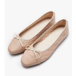 Women's Round Toe Ballet Flats Comfortable Bow Dressy Flats Shoes for Women (Size 8)