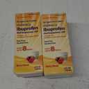 Taro Children's Ibuprofen Oral Suspension 100 mg per 5 mL, 4 Fl Oz, Pain Reliever and Fever Reducer for Ages 2-11 Years, Dye-Free, Berry Flavor 2Pcs Exp. 06/2026