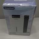 KeepGlad Dehumidifier, 98OZ Dehumidifiers for Home(1000sq.ft), Humidity Display Dehumidifier for Basement Bathroom Bedroom, Auto Shut Off, Washable Filter, Drain Hose, Timer, 7 Ambient Lights, Gray