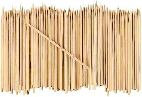 Comfy Package [6 Inch - 100 Count] Bamboo Skewers for Shish Kabob, Grilling, Fruits, Appetizers, and Cocktails