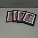 Giftgarden 4x6 Picture Frame Set of 4, 5x7 Frames Matted to 4 by 6 Pictures with Mat or 5 by 7 Photos Without Mat, Wall Hanging or Tabletop Display, Black