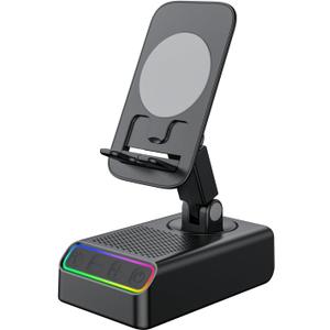 Portable Bluetooth Golf Speaker, 50W Strong Magnetic Bluetooth Speaker Wireless, 6600mAh Loud Stereo Sound, 30Hrs Dual Pairing for Golf Cart, IPX7 Waterproof, SD Card for Camping