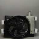 Radiator Condenser Cooling Fan Assembly Replacement for 2017-2019 Elantra Sedan