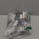 5 Pack 40-inch Suit Bag Garment Bag for Travel and Storage, Garment Bags for Hanging Clothes with Zipper and Visible Transparent Window, Black