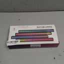 Soulpunk RGB Rechargeable Sound Control Light, Voice-Activated Pickup Music Rhythm Lights, Creative Colorful LED Ambient Light, with 15 Modes Music Sync 32-Bit Audio Spectrum for Car4 Pack-App