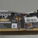 Horsepower Giddy Up GOLD Bristle-Free Spinning Grill Brush w/LED & Longer Run Time, Cordless/Rechargeable, 304 Stainless Steel Power Roller Blasts Away Burnt-On Food, No Bristles No Preheating 350 RPM