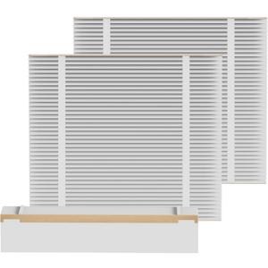 401 Air Replacement Furnace Filter MERV-13 Compatible with AprilAire 2400, Space-Gard 2400 Whole-House Air Cleaner Purifiers, 16x25x6 Air Filter 3 Pack