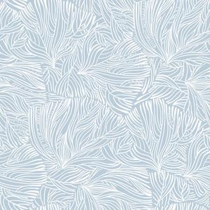 Heroad Boho Peel and Stick Wallpaper Blue Floral Contact Paper Modern Removable Self-Adhesive Wallpaper for Bedroom Living Room Cabinets Decoration Thicken Vinyl Roll Renter Friendly 17.3''x78.7''
