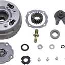 TRKIMAL Semi Auto Clutch Assembly 17Teeth For 50cc 70cc 90cc 110cc 125cc 135cc Engine Dirt Bikes ATV Quad Go-Kart Taotao Kazuma (17Teeth)