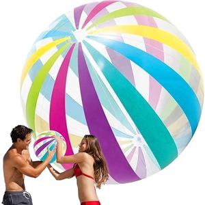 Pool Beach Balls,Blow Up Team Sports Toy | Wear-Resistant Portable 16 Inch Beach Ball for Team Sports Party Pool School Training Backyard Park Grass Court Sand