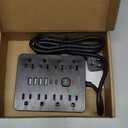 Surge Protector Power Strip, 8 Outlets(1250W/10A), 6 USB Charging Ports(2 USB C), 6FT Flat Plug Extension Cord Outlet Extender with Overload Protection, ETL Certified for Office, Dorm Room