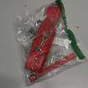 Gothic Leather Choker Collar, PU Leather Fur Lined Pet Collars Necklace with Long and Durable Detachable Leash Chain Pet Collars, Red