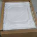 Art3d Drop Ceiling Tiles 24x24 in White (12-Pack, 48 Sq.ft), Wainscoting Panels Glue Up 2x2