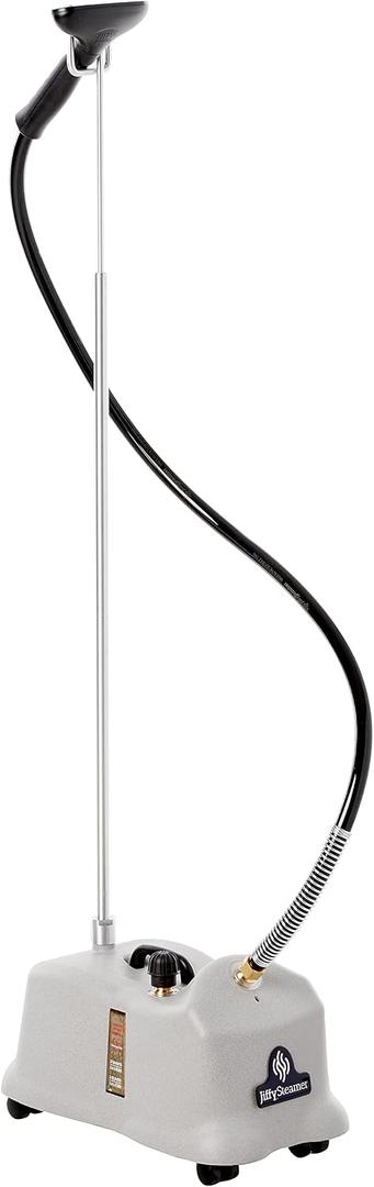 Jiffy Steamer J-4000 Garment Steamer with Plastic Steam Head, 120 Volt, 20 x 11 x 64, Gray