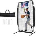 7x4FT Baseball Pitching Screen for Fields Batting Cages