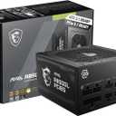 MSI MAG A850GL PCIE5, Fully Modular Compact Gaming 850W Power Supply, 80+ Gold, ATX 3.1 & PCIe 5.1 Ready, Native Dual-Color 12V-2x6 Cable