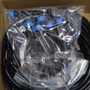 HIRALIY 50ft Drip Irrigation Kit Plant Watering System 8x5mm Blank Distribution Tubing DIY Automatic Irrigation Equipment Set for Garden Greenhouse Flower Bed Patio Lawn (49.2FT/15M)