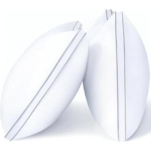 viewstar Pillows Queen Size Set of 2, Hotel Quality, Down Alternative Gusseted Bed Pillows for Side, Back, or Stomach Sleepers, White