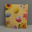 MZD8391 3D Pop Up Easter Flower Basket Card with Music & Lights – Bunny, Eggs, Lily, Tulip, Daisy Bouquet – Envelope Included – Gift & Decoration