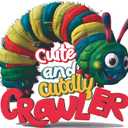Cute and Cuddly Crawler Quote Very Hungry Catepillar Wall Decal Wall Dcor Vinyl Sticker Size: 26 x 26