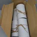 Domensi 6 Sets Valentine's Day Wedding Centerpiece for Table Decoration Red Artificial Fake Rose Flower with Metal Vase Faux Silk Rose Bouquet Floral Arrangement for Bridal Shower Home Dining