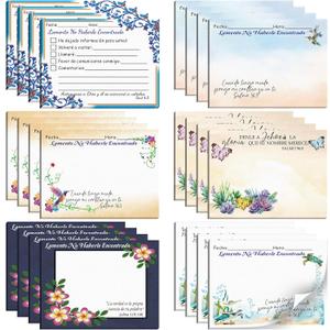 Thenshop 24 Pcs Christmas Jehovah Witness Ministry Supplies Sticky Notes Sorry I Missed You Bible Christian Notepads Idea Verses of Ministry Supplies Notebook Gifts(Spanish)