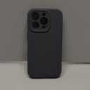 LOVE 3000 Designed for iPhone 15 Pro Case, Premium Silicone with [Soft Anti-Scratch Microfiber Lining] Shockproof Protective Phone Case for Men Women Girls 6.1", Black