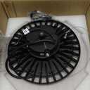 CMLAMPLED 200W UFO LED High Bay Light 2700K Warm White with US Plug 5ft Cable, Industrial Lighting Fixtures for Warehouse Factory Garage Workshop