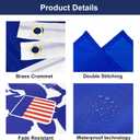 Military Flags, Military All Branch Flags, 3x5 ft, Double Sided Flag, 6 Pcs Flags for Memorial Day, Veterans Day Decorations