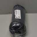 Smiry Luxury Chenille Bathroom Rugs 30x20, Extra Soft and Absorbent Shaggy Bath Mat, Machine Washable, Non-Slip Plush Carpet Runner for Tub, Shower, and Floor, Home Decor Accessories, Black