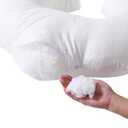 Nursing Pillow and Positioner, Breastfeeding, Bottle Feeding, Baby Sitting Support, Tummy Time Support for Baby Boys and Girls, Propping Baby Pillow (Naked Pillow)