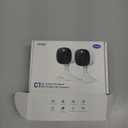 2K Cameras for Home Security-Outdoor/Indoor Camera for Dog/Cat/Pet/Nanny/Baby/Elderly, Color Night Vision, White Light, Siren, 24/7 SD Recordings, Works with Alexa, Plug in (C1-White-2pack-2.4G)