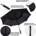 ACEIken Golf Umbrella Large 58/62/68 Inch Automatic Open Golf Umbrella Extra Large Oversize Double Canopy Vented Umbrella Windproof Waterproof for Men and Women