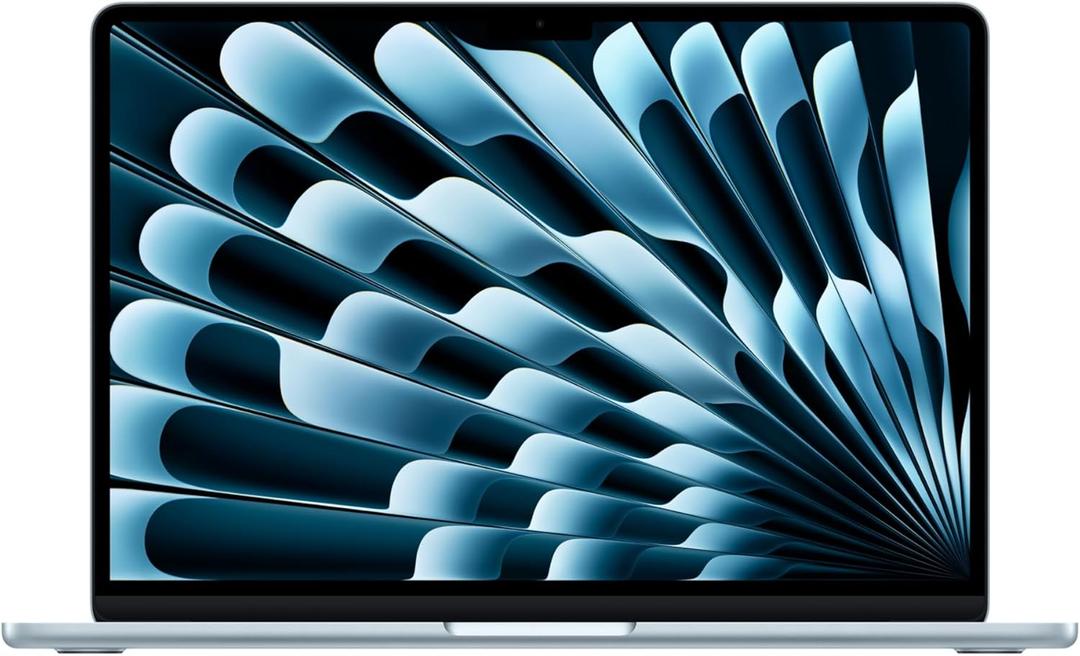 Apple 2026 MacBook Air 13-inch Laptop with M5 chip: Built for AI, 13.6-inch Liquid Retina Display, 24GB Unified Memory, 1TB SSD, 12MP Center Stage Camera, Touch ID, Wi-Fi 7; Sky Blue