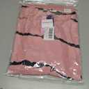 Xpenyo Womens Plus Size Midi Skirts Summer Elastic High Waisted Boho Casual Beach Flowy Swing Knee Length Skirts with Pockets (Pink, XXL)
