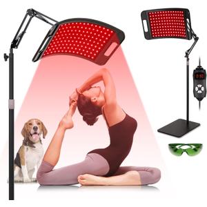 Red Light Therapy, Red Light Therapy for Face and Body with Adjustable Stand, Red Light Therapy for Panel, 660nm & 850nm Infrared Red Light Therapy Device at Home Use
