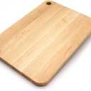 JK Adams Williston Medium Prep Cutting Board, Thick Maple Wood Cutting Boards For Kitchen - 14" x 10" x .75" (Natual)