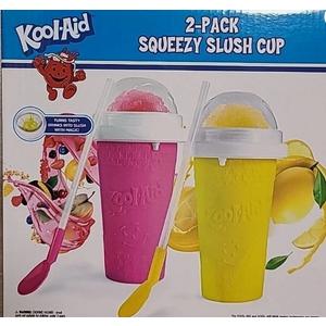 Kool Aid 2 Pack Squeezy Slush Cup