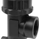 23120-3/4-PP Adjustable Pressure Relief Valve - 3/4" NPT Male Inlet/Female Outlet, 0-150 PSI Adjustable, with Locking Nut & 1/4" Gauge Port for Sprayers, Irrigation & Fluid Systems