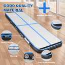 FBSPORT Inflatable Air Gymnastics Mat Training Mats 4/8 inches Thickness Gymnastics Tracks for Home Use/Training/Cheerleading/Yoga/Water with Pump