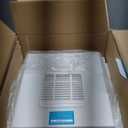 6L Stainless Steel Warm Mist Humidifier with Easy Clean and Warm Steam Function, Healthy Air Mist Humidifiers for Bedroom Living Room, with Sleep Mode and Auto-off Setting