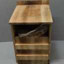 Owl House Cedar - Prebuilt Barn & Screech Owl Nesting Box - Easy Hang & Clean - Wood Shavings & Screws Included