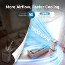 Portable Air Conditioners, 4.1 Gallon Swamp Cooler[Detachable Tank] with 24H Cooling, Windowless Air Conditioner with Timer, 3 Speeds Evaporative Cooler/Ac for Home, Bedroom, Office