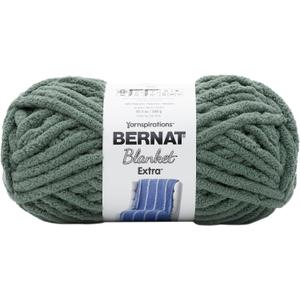 Bernat Yarn Blanket Extra GRN, Smoky Green