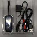 Premium Pro Bluetooth 5.4 Transmitter Receiver,Airplane Audio Adapter,Wireless Transmitter for TV/Travel Flight,Airline,Gym.Compatible with 2 AirPods/Headphones,Bluetooth Receiver for Car/Home Stereo (Black)