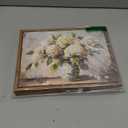 Framed Vintage Hydrangea Wall Art Rustic White Hydrangeas Prints Wall Decor Vintage Floral Bathroom Canvas Painting Farmhouse Flower Still Life Paintings Artwork for Bedroom Living Room 8x10 Inch 