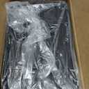 Cesun Small Bathroom Trash Can with Lid Soft Close, Step Pedal, 6 Liter / 1.6 Gallon Stainless Steel Garbage Can with Removable Inner Bucket, Anti-Fingerprint Finish (Matt Black)